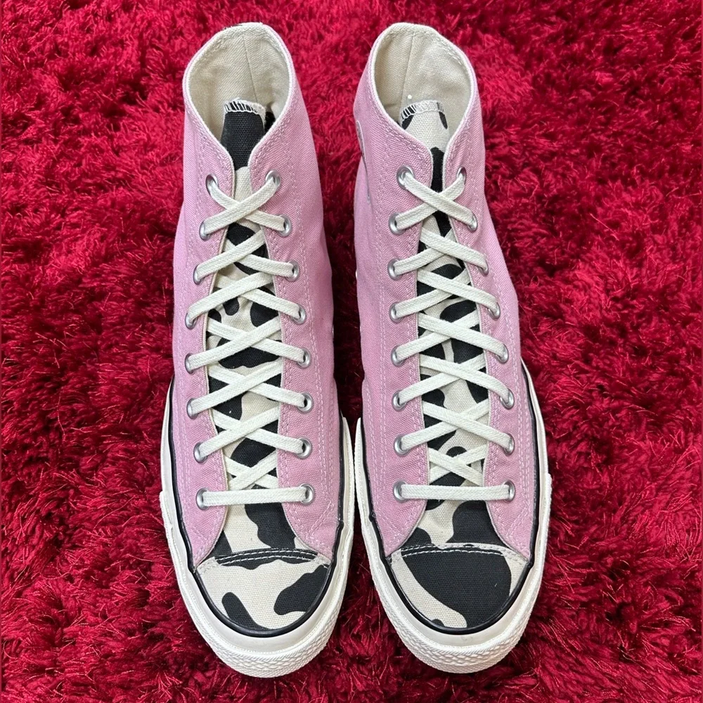 Converse Chuck Taylor All Stars Pink Canvas Men’s 11.5 Women’s 13.5 High Top - Picture 3 of 5